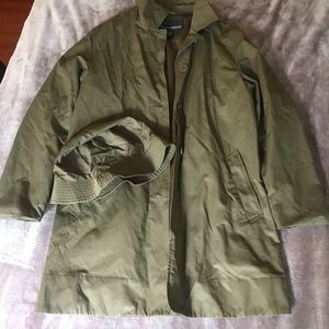 Vintage green raincoat